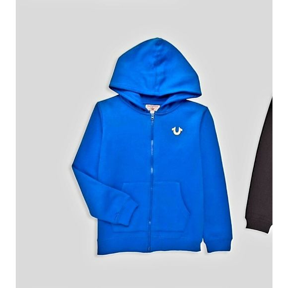 NWT UNISEX TRUE RELIGION ZIP UP HOODIE - Picture 1 of 6